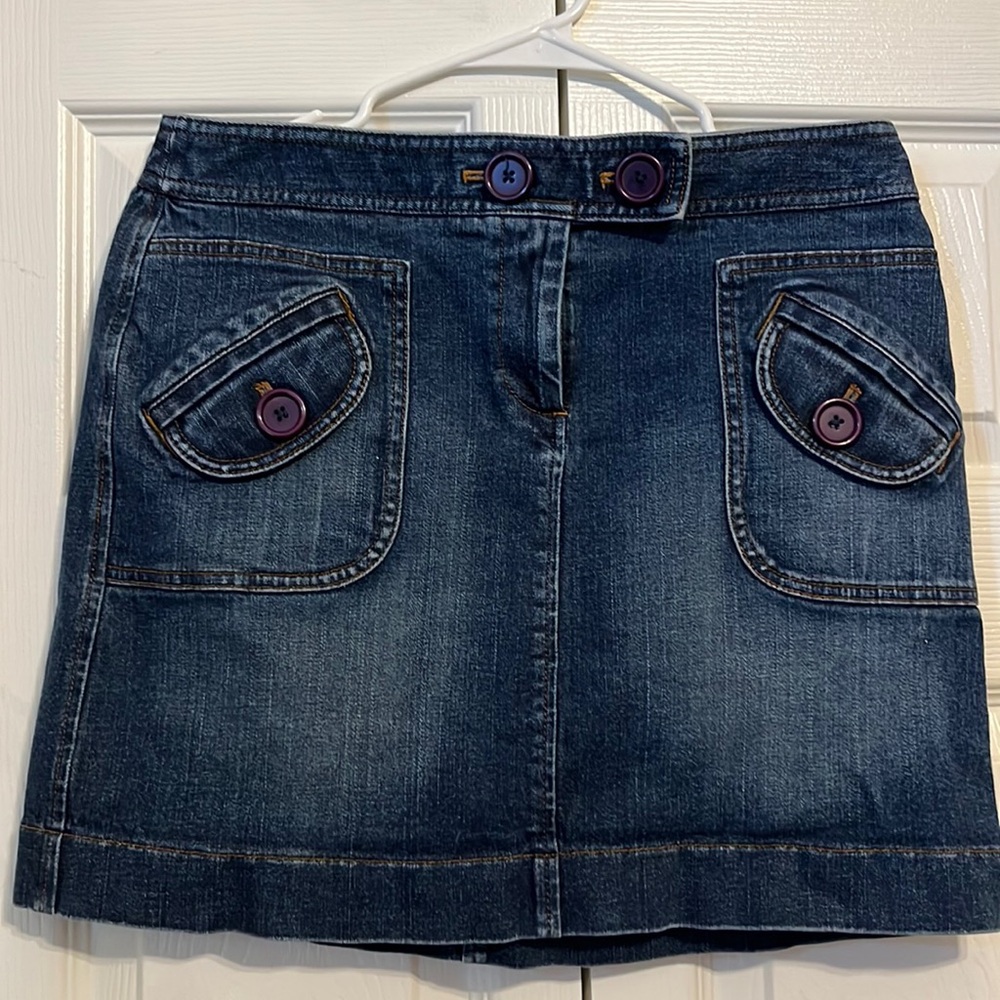 Ann Taylor Loft Jean skirt